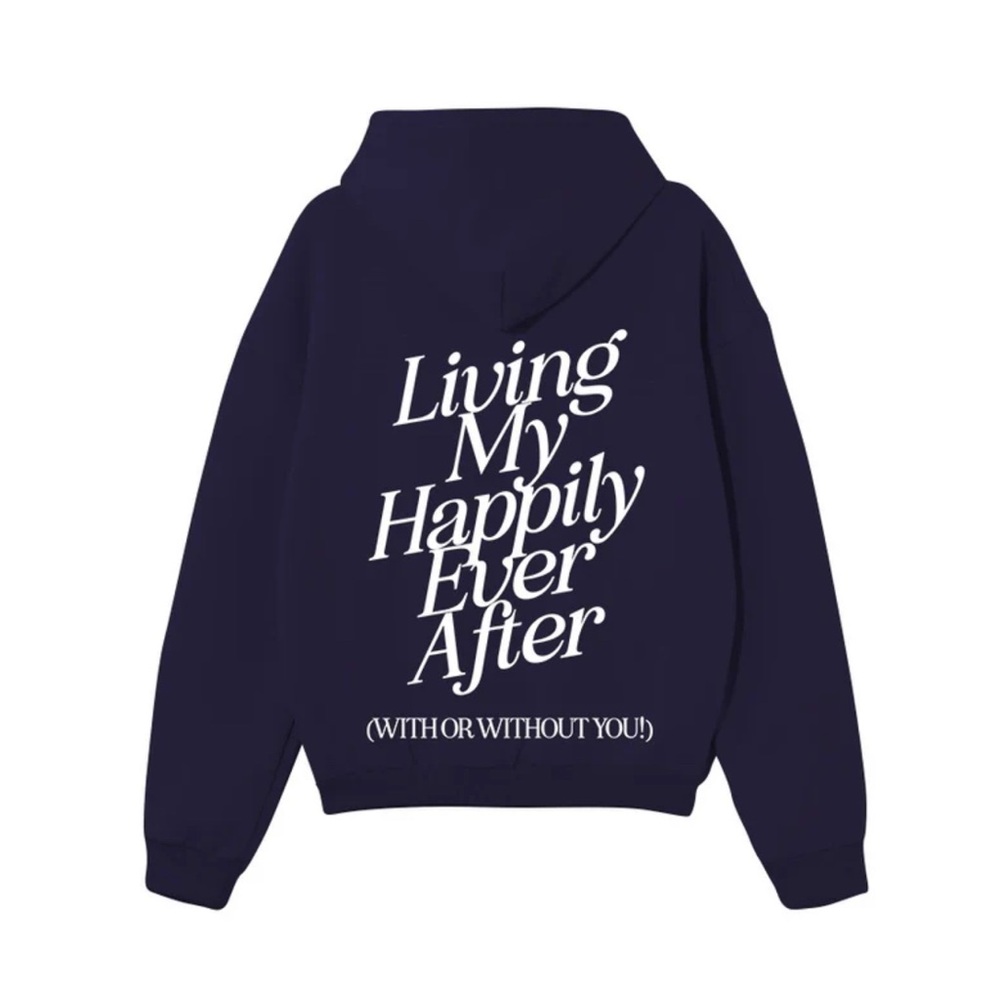 “No Prince Charming” Navy Hoodie - Brand New Without Tags - Sold Out Online